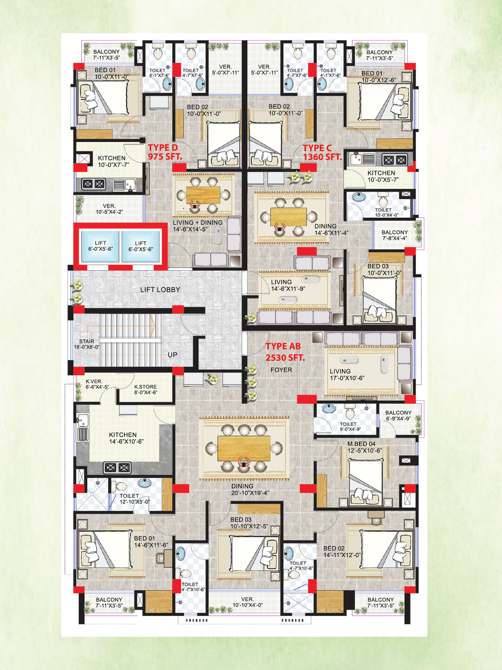Unit A Floor Plan