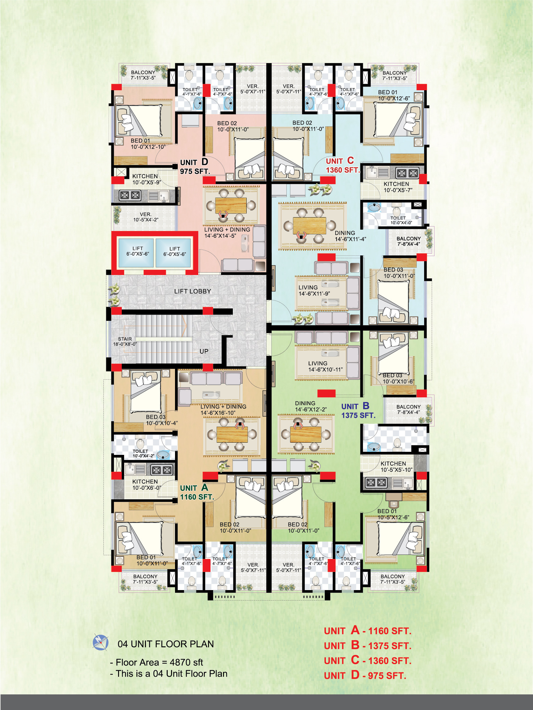 Unit A Floor Plan
